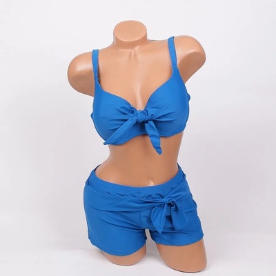 Макси бански в синьо с панделка - чашка d