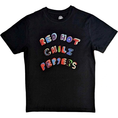 Red Hot Chili Peppers Colourful Letters Black XL Риза (RHCPTS19MB04)