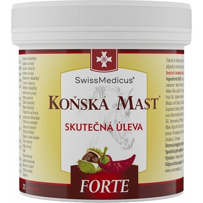 Herbamedicus konská masť Forte hrejivá 500 ml