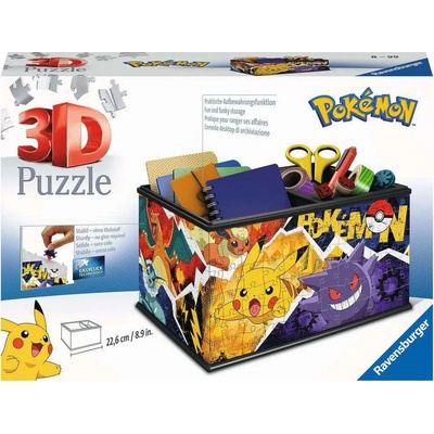 Ravensburger - Puzzle 3D puzzle úložný box: Pokemon 216 dielikov - 200 piese