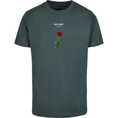 Тениска Lost Youth Rose Tee bottlegreen XXLUB-MT1582-02245 - Тъмносив, размер L