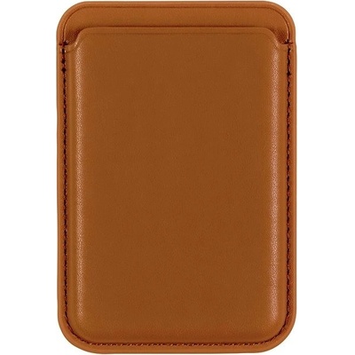 AlzaGuard PU Leather Card Wallet Compatible with Magsafe hnědé