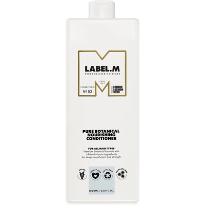 label.m Pure Botanical Nourishing Conditioner hydratační a vyživující kondicionér pro všechny typy vlasů 1000 ml