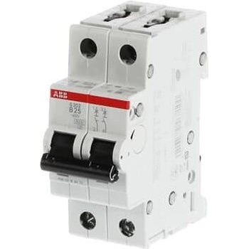 Image 1 of ABB Автоматичен прекъсвач S202 2P 25A крива B 6kA - 2CDS252001R0255 (2CDS252001R0255)