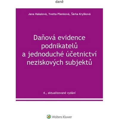 Daňová evidence podnikatelů a jednoduché účetnictví neziskových subjektů