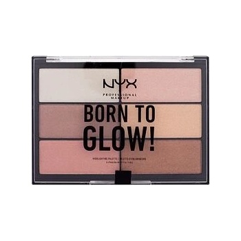NYX Professional Makeup Born To Glow Highlighting Palette paletka rozjasňovačů 28,8 g