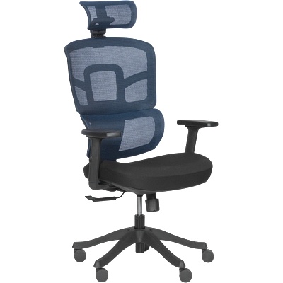 Bittel Ергономичен стол КАРМЕН 7582 - син-черен