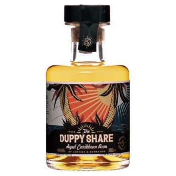 The Duppy Share Aged Caribbean Rum 40% 0,2 l (čistá fľaša)