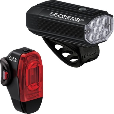 Lezyne LITE DRIVE 1200+ KTV DRIVE PRO+ SATIN čierne