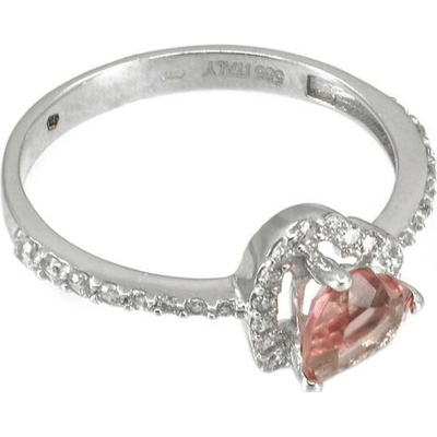 sZlato.cz 3392 Zlatý dámský prsten z bílého zlata se zirkony