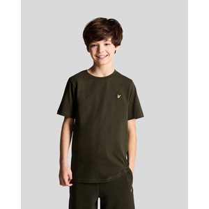 Lyle and Scott Детска тениска Lyle and Scott Lyle & Scott Kids Plain Cotton T-Shirt - Olive