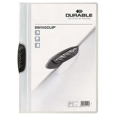DURABLE Издръжлива папка с клипс Swingclip A4 за 30 листа в черно (226001)