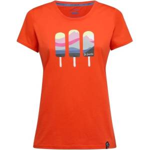 La Sportiva Дамска тениска La Sportiva Women's Icy Mountains T-Shirt - Cherry Tomato - размер XS (116-9195-0511)
