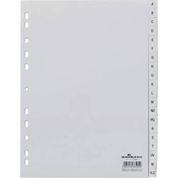 DURABLE Регистър durable пластмасов международен печат a/4 a-z 20 част сив 651310 (651310)