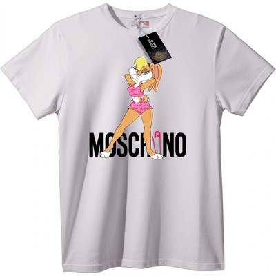 NOONEBRAND Тениска Лола Бъни Moschino - 6XL, White