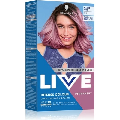 Schwarzkopf LIVE Intense Colour permanentná farba na vlasy odtieň 105 Mauve Kiss 1 ks