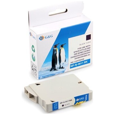 Глава за EPSON STYLUS D88 Photo Editon/D68Pe/D88PE/DX 4800/4850/4200/3800/3850 - Black - T061140 - G&G (Compatible-C13T06114010)