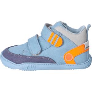 qnuffs Детски обувки barefoot qnuffs Kid's Kastanie Vegan Barefoot shoes - Jeans / Hellgrau - размер 27 (EU) (702-6365-0118)