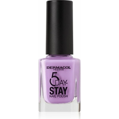 Dermacol 5 Day Stay dlhotrvajúci lak na nechty odtieň 65 Cloudy Lilac 11 ml
