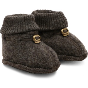 Mikk-Line Детски пантофи Mikk-Line Kid's Wool Footies Slippers - Dark Brown Melange - размер 74/80 (EU) (702-3824-0613)