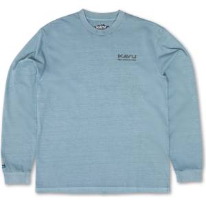 KAVU Мъжка блуза с дълъг ръкав KAVU Camper Longsleeve - Transformative Teal (216-9047-0213)