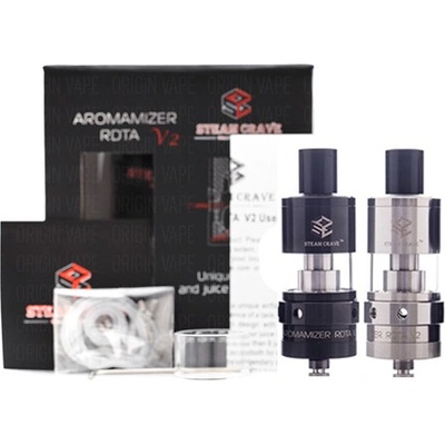 Steam Crave Clearomizér Aromamizer RDTA V2 SET Černá 6ml