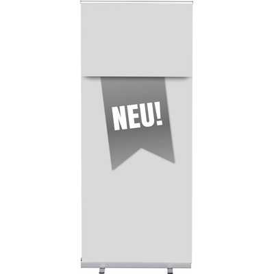 Jansen Display Set Roll-baneru Budget s vytištěným motivem, Novinka, šedý, německy, 870 x 2080 mm
