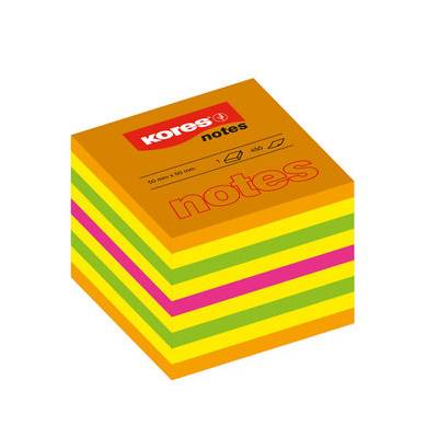 Kores Samolepicí bloček Kores Cubo - 50 x 50 mm / 400 lístků