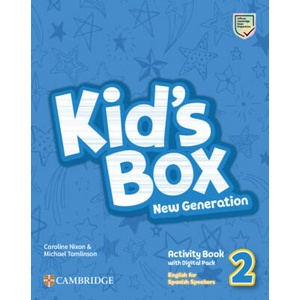 Kid's Box New Generation Level 2 Activity Book with Home Booklet and Digital Pack English for Spanish Speakers | Caroline Nixon, Michael Tomlinson (ISBN: 9788413225104)