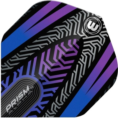 Winmau Prism Alpha - Black & Purple W6915.732 – Zboží Dáma