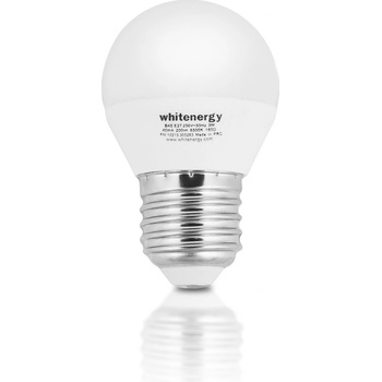 Whitenergy LED žiarovka SMD2835 G45 E27 7W teplá biela