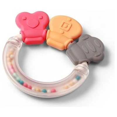Babyono Hrkálka s hryzačkou Shapes