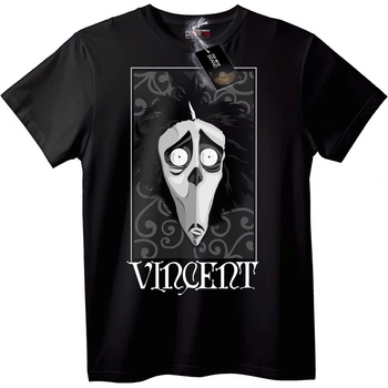 NOONEBRAND Тениска Vincent - Кошмарът преди Коледа - 4XL, Black