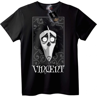 NOONEBRAND Тениска Vincent - Кошмарът преди Коледа - 4XL, Black