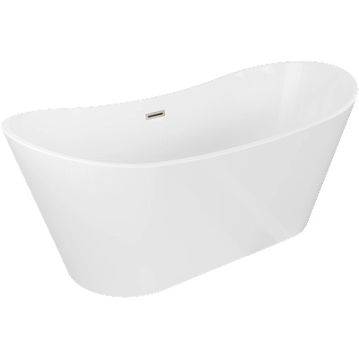 Mexen Montana 150x75 cm white/nickel (52011507500-97)