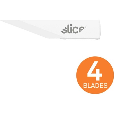 Keramické náhradné čepele, rovné, špicaté Slice 10519 4 ks