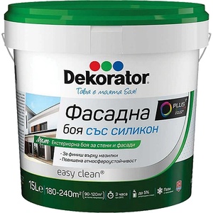 DEKORATOR БОЯ ФАСАДНА dekorator СЪС СИЛИКОН 2.5л (2140103)