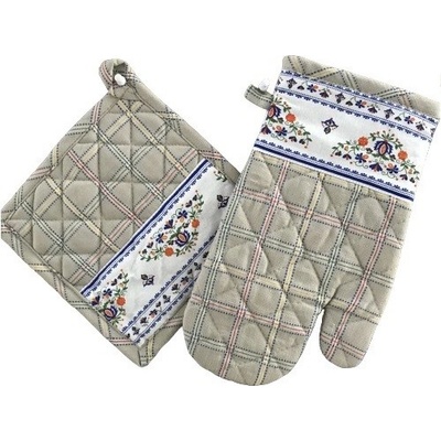 TEXICOP Kuchynská chňapka s podložkou FOLK ARM 7921 Bavlna UNI