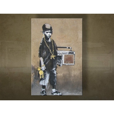 Obraz na plátne Street ART – Banksy - 30x40 cm