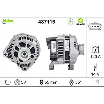 Alternátor VALEO 437116