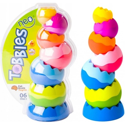 Fat Brain toys Skládací věž Tobbles – Zboží Mobilmania