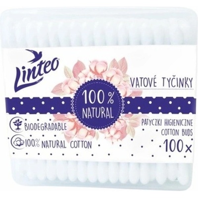 Linteo Vatové tyčinky Satin 100 ks – Zboží Dáma