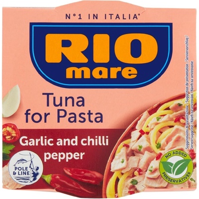Rio Mare Pasta Tuňák v olivovém oleji s česnekem a chilli 160 g