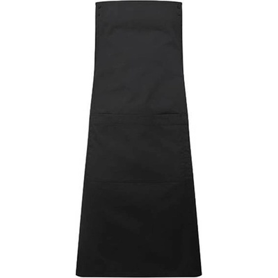 Premier Workwear Gastro zástěra tělo PR190 Black Pantone Black C 70x86cm