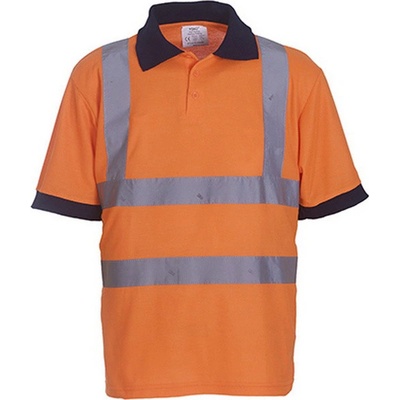 Yoko reflexná polokošeľa HVJ210 Fluorescent Orange 4XL