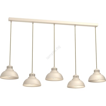 Luminex Пендел SVEN 5xE27/15W/230V бежов (LU8894A)