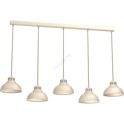 Luminex Пендел SVEN 5xE27/15W/230V бежов (LU8894A)