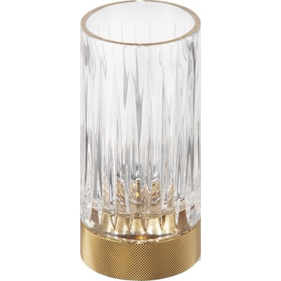 Decor Walther Чаша за четки за зъби Club релефна златна мат (0854982)