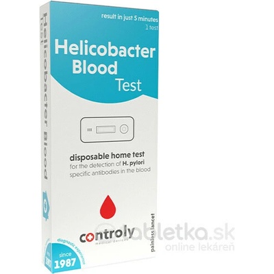 Controly Test Helikobakter súprava na samodiagnostický test z krvi 1 ks