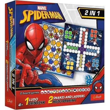 Trefl Настолна игра 2 в 1 Spider-Man (Ludo/Snakes and Ladders) - детска